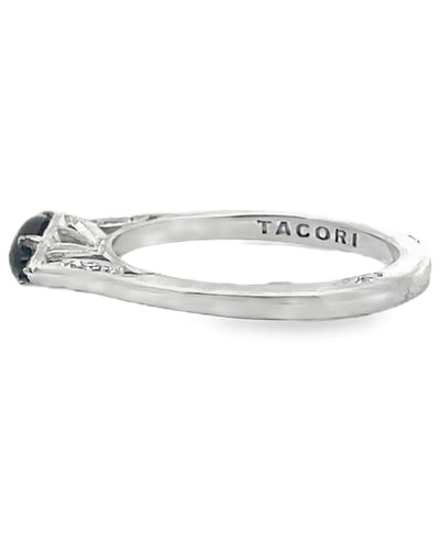 Tacori 2654 Simply Tacori 18k White Gold Ring with Black Onyx