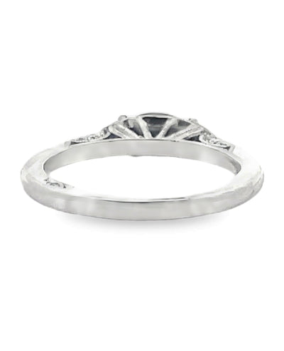 Tacori 2654 Simply Tacori 18k White Gold Ring with Black Onyx