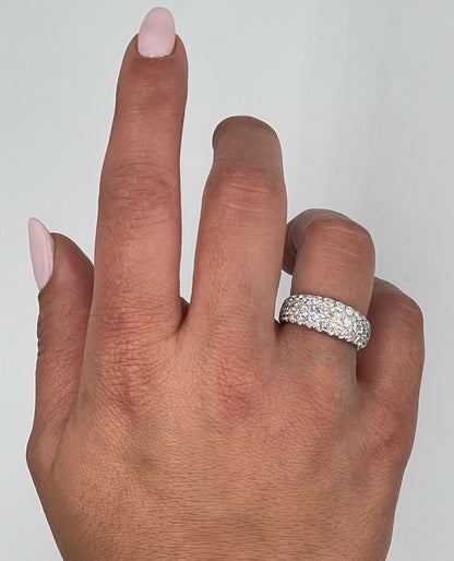 Simon G. LR1174 Pave Set Diamond Band Ring
