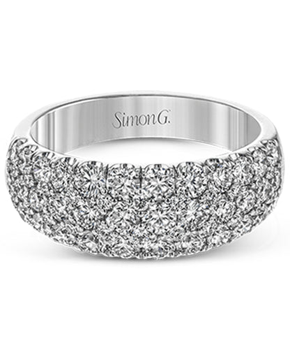 Simon G. LR1174 Pave Set Diamond Band Ring