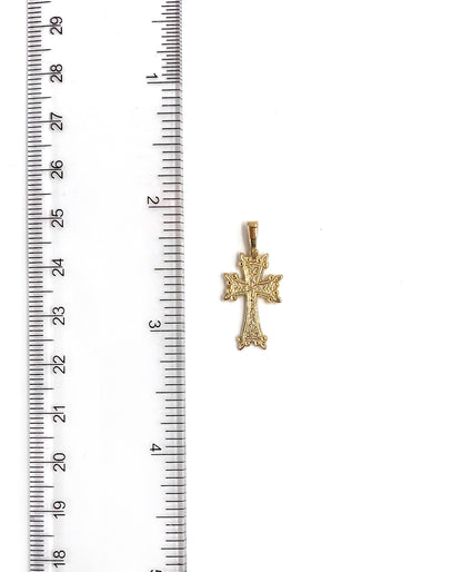 Armenian Cross in 14K Yellow Gold