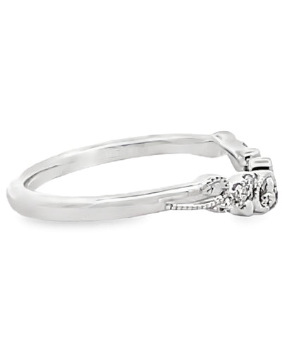 Kirk Kara K413-B Angelique 14K White Gold Diamond Ring