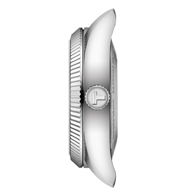 Tissot T156.208.11.353.00 Ballade 30mm Watch with Automatic Movement and Ice Blue Dial