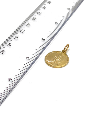14K Yellow Gold Saint Jude Charm