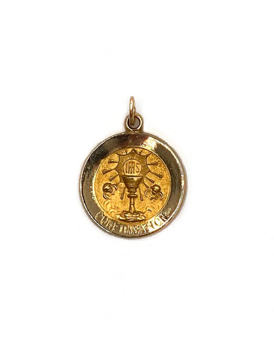 14K Yellow Gold Small Confirmation Charm