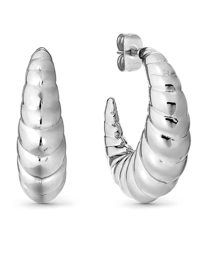 Nomination 134317/001 Ecclecttica Croissant Earrings Steel