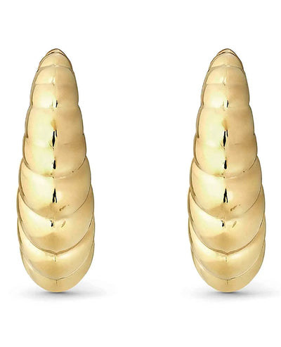 Nomination 134317/012 Ecclecttica Croissant Earrings Yellow Gold