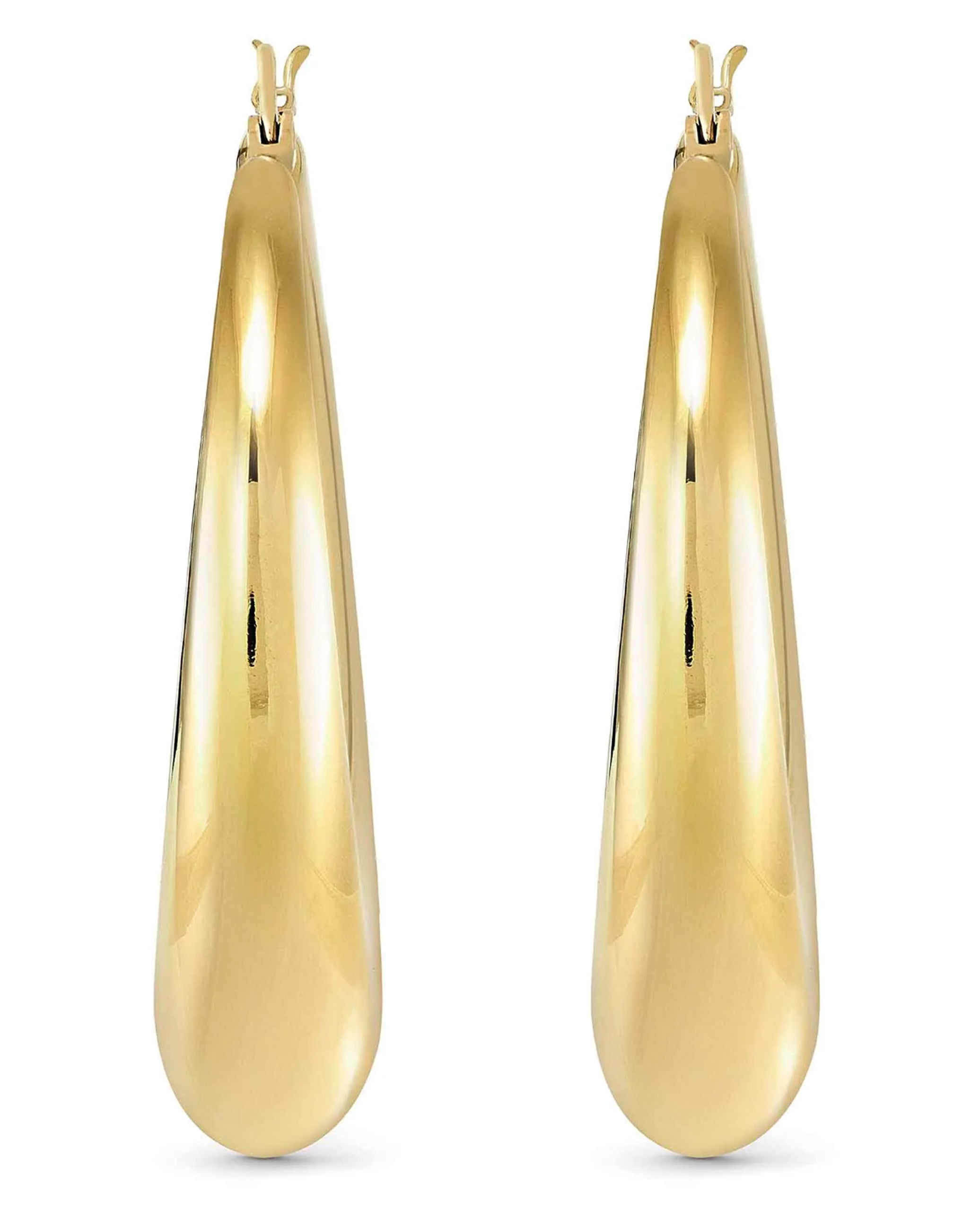 Nomination 134320/012 Ecclettica Large Hoop Earrings Yellow Gold