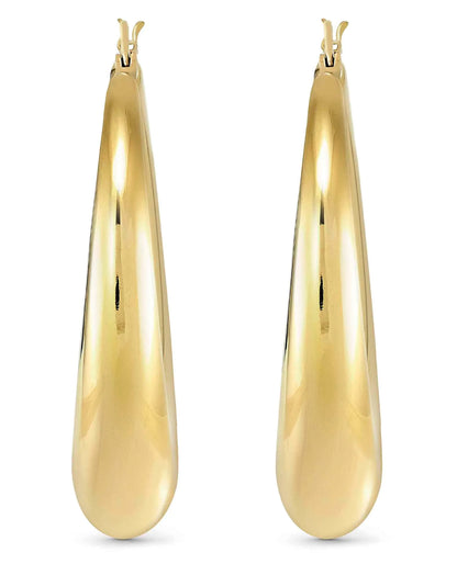 Nomination 134320/012 Ecclettica Large Hoop Earrings Yellow Gold