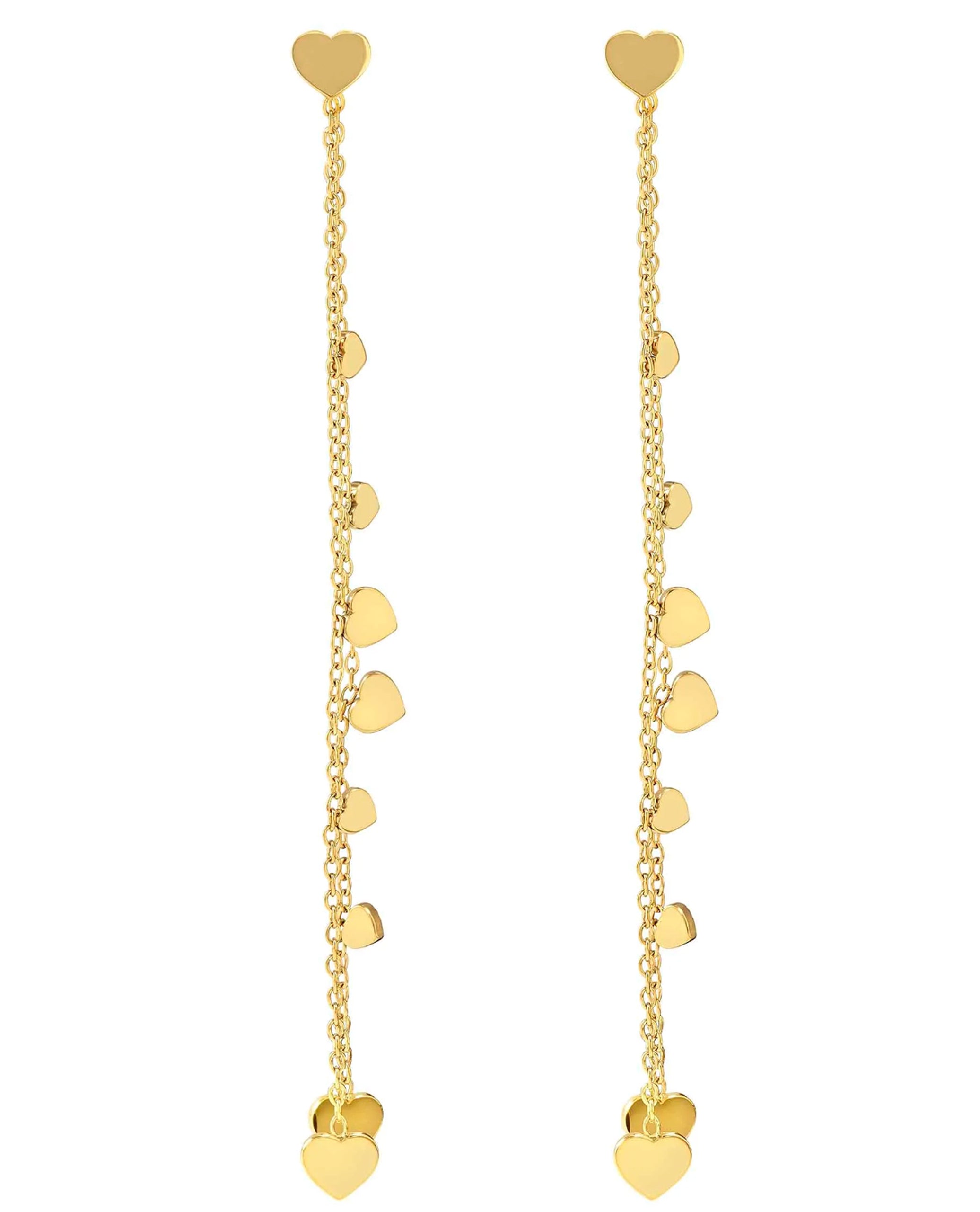 Nomination 134406/006 RITMATIKA Gold Heart Earrings