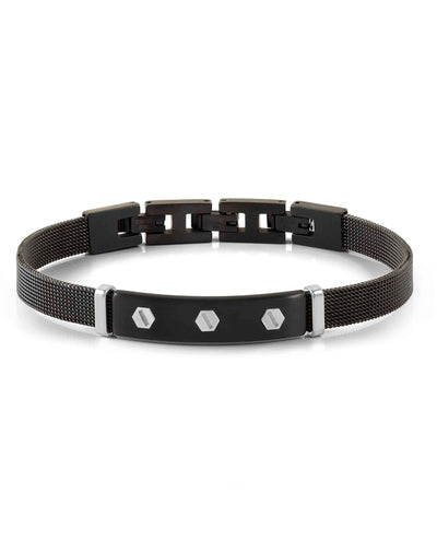 Nomination 135004/032 #SEALOVER Link Bracelet Black Steel Nut