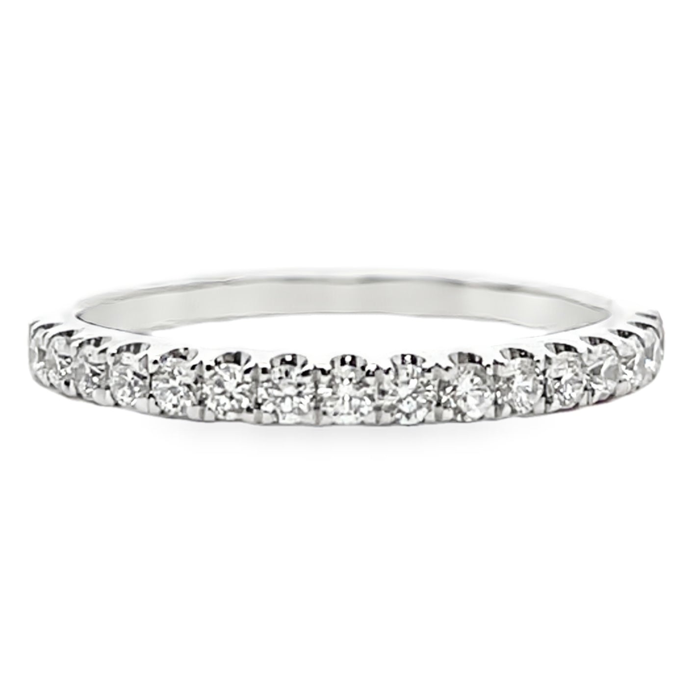 Simon G. 18K White Gold 0.30 Carat Diamond Wedding Band