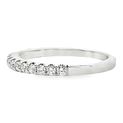 Simon G. 18K White Gold 0.30 Carat Diamond Wedding Band