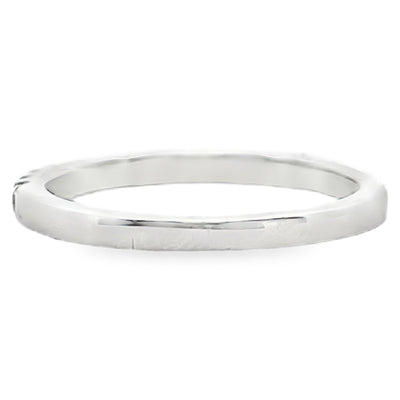 Simon G. 18K White Gold 0.30 Carat Diamond Wedding Band