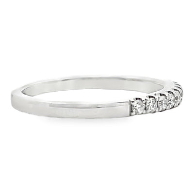 Simon G. 18K White Gold 0.30 Carat Diamond Wedding Band