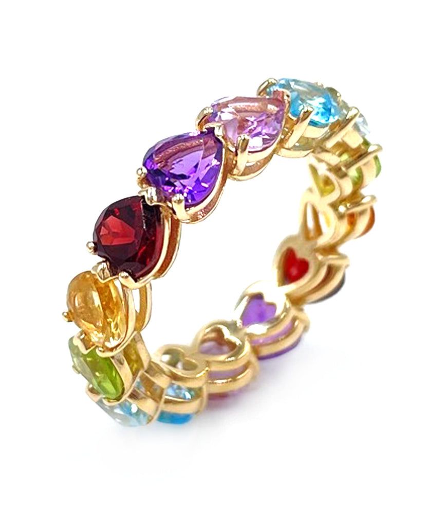 Goldheart eternity ring deals
