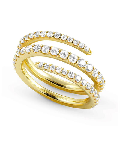 Nomination 149701-014 "Lovelight" Yellow Spiral Ring