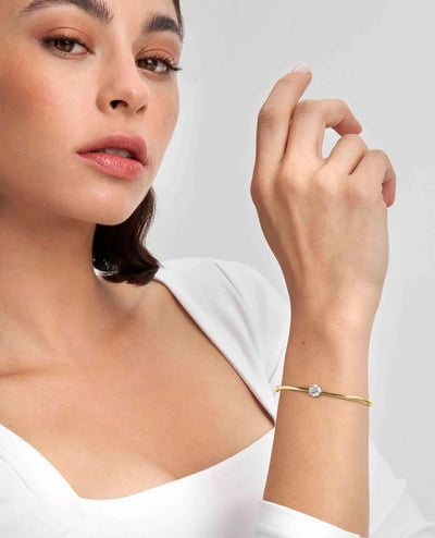 Nomination 149818/012 Sterling Silver "Colour Wave" Bangle Bracelet