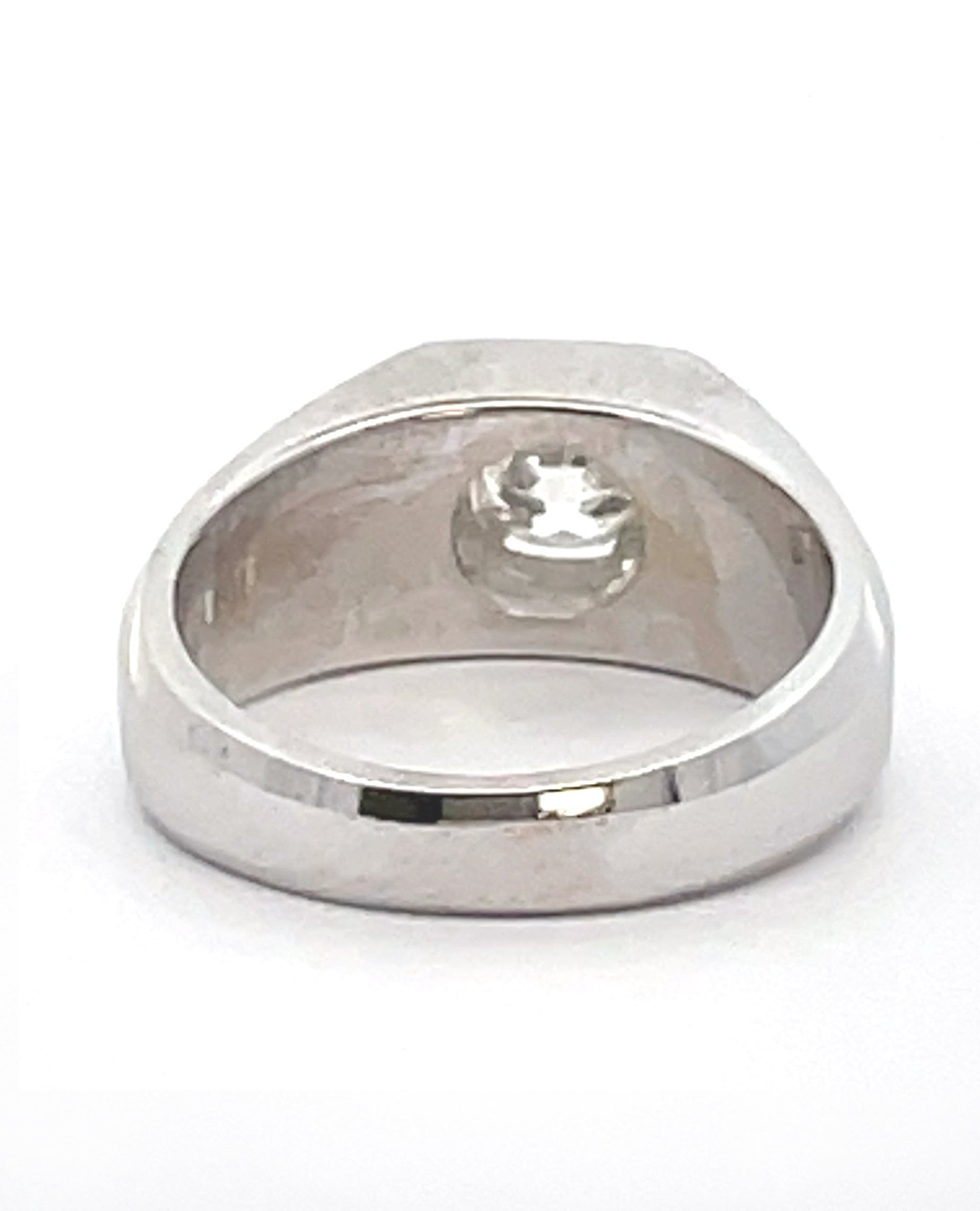 Men's 14K White Gold Diamond Ring