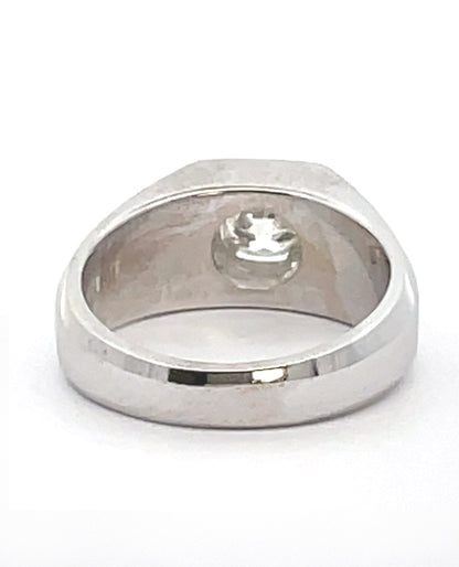 Men's 14K White Gold Diamond Ring
