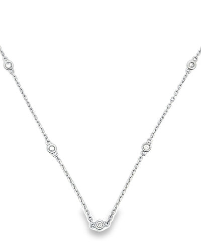 14K White Gold Diamonds By The Yard