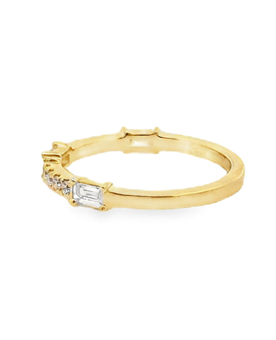 18K Yellow Gold Diamond Ring