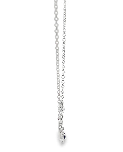 Meira T. 14K White Gold Sapphire Necklace