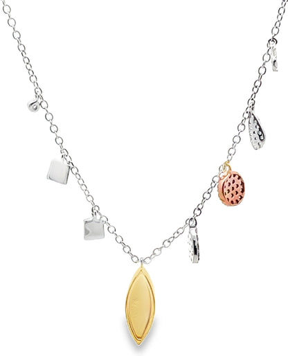 Meira T. 14K Gold Opal & Diamond Pendant Necklace