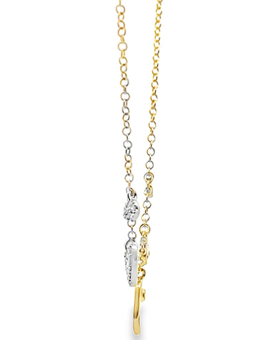 Meira T 14K Yellow Gold Hand of God Diamond Hamsa Necklace