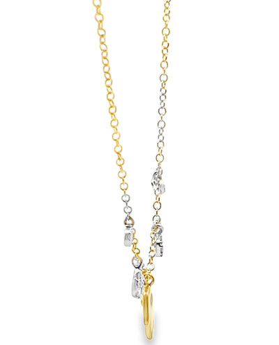 Meira T 14K Yellow Gold Hand of God Diamond Hamsa Necklace