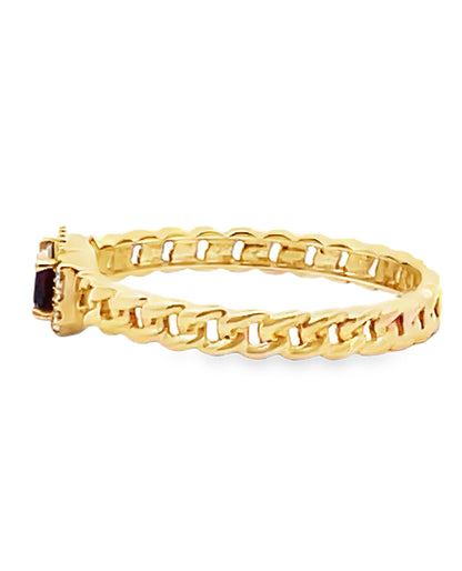 Meira T. 14K Yellow Gold Garnet & Diamond Ring