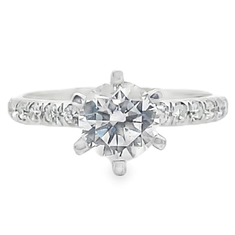 Vanna K 18RGL02DCZ Engagement Ring Setting