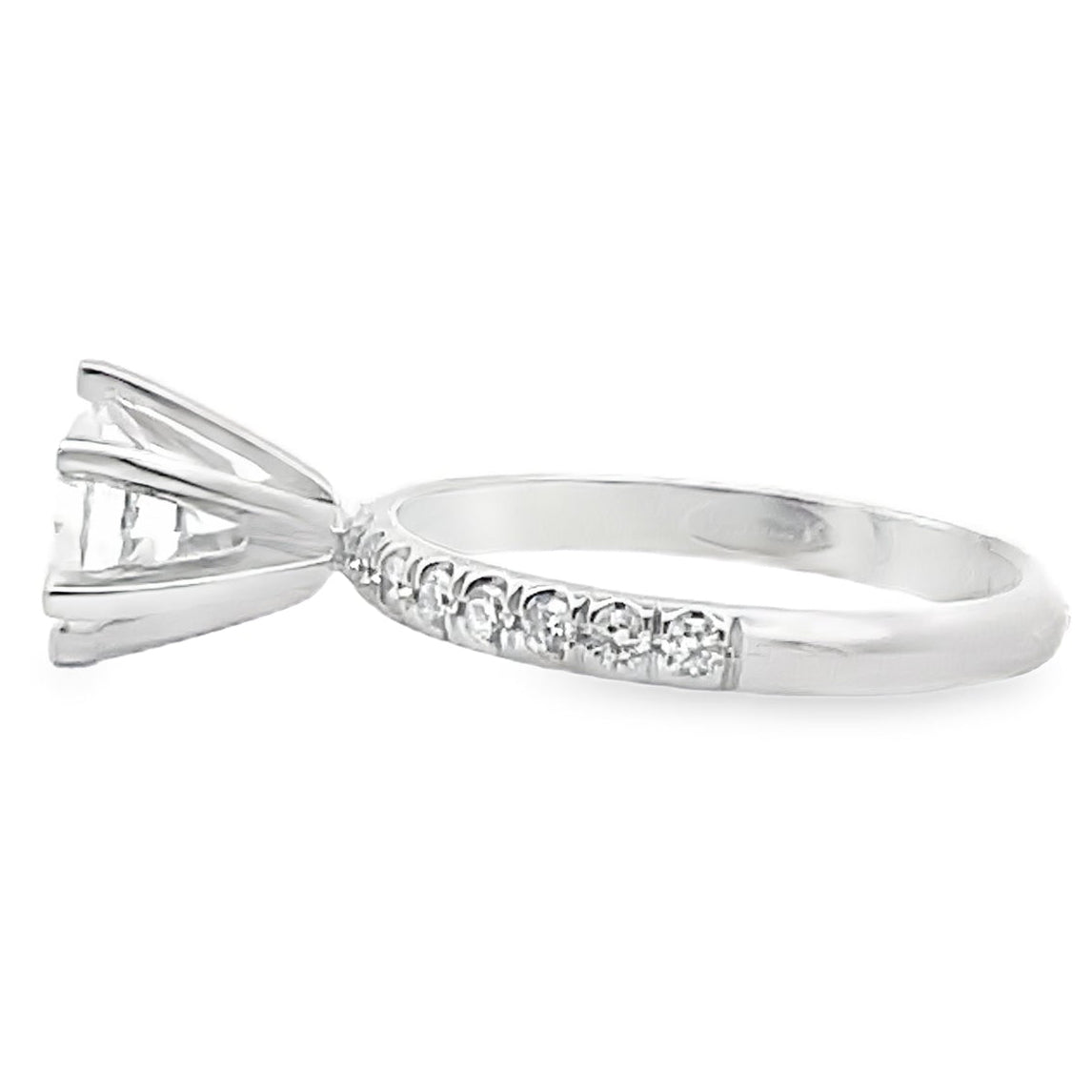 Vanna K 18RGL02DCZ Engagement Ring Setting