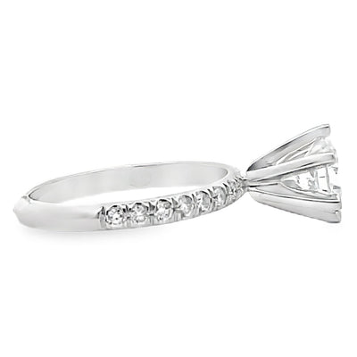 Vanna K 18RGL02DCZ Engagement Ring Setting