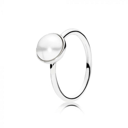 Pandora 191010WCP Sterling Silver Ring Luminous Droplet, Clear CZ