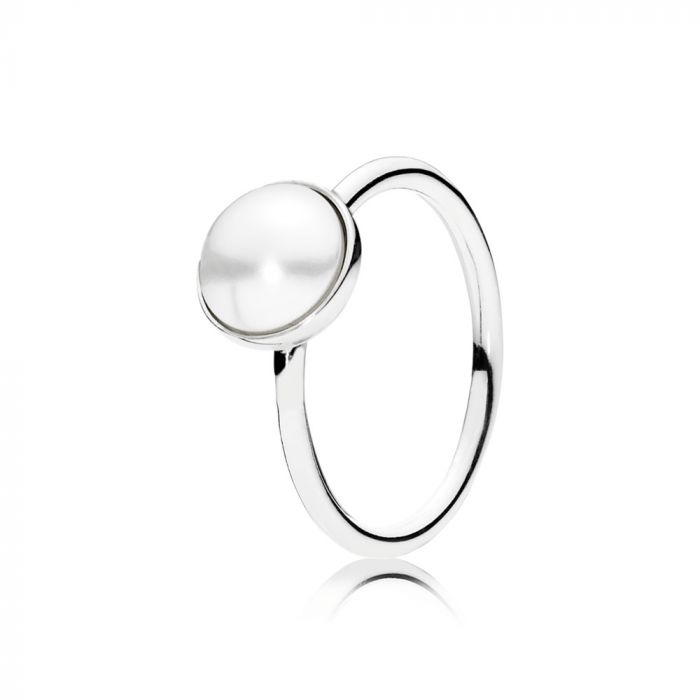 Pandora 191010WCP Sterling Silver Ring Luminous Droplet, Clear CZ