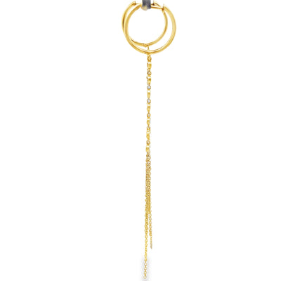 Meira T 1E8505/Y 14K Yellow Gold Long Tassel Duster Drop Earrings