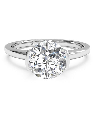 Ritani 1RZ1065 "Classic" Engagement Ring Setting for Round Center Stone