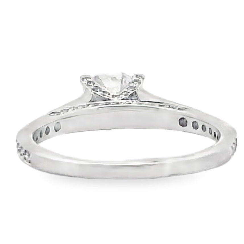 Ritani 1RZ2378AR 18K White Gold Engagement Ring Setting