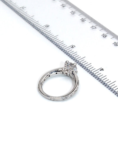 Ritani 1RZ3614 14k White Gold Grecian Leaf Engagement Ring Setting