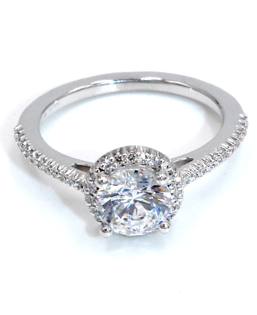 Ritani 1RZ3702 French-Set Halo Engagement Ring Setting