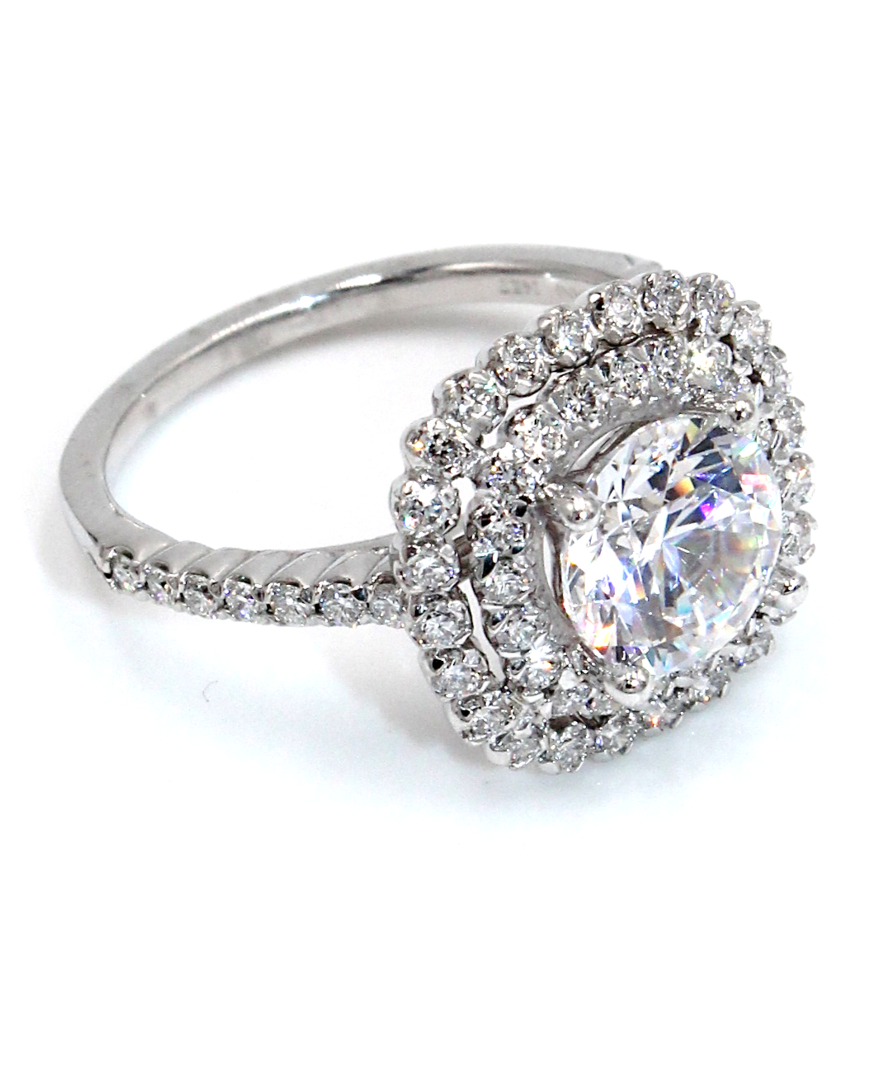 Ritani 1RZ336 Double Halo Engagement Ring