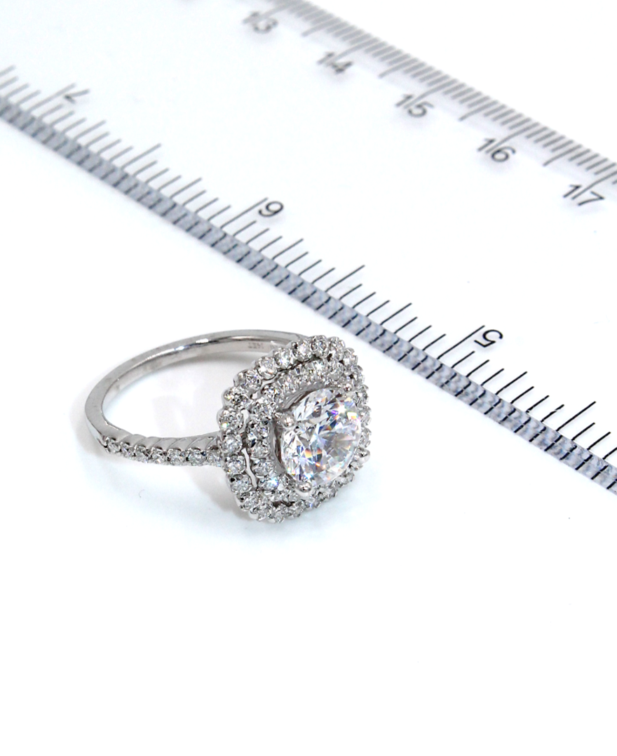 Ritani 1RZ336 Double Halo Engagement Ring