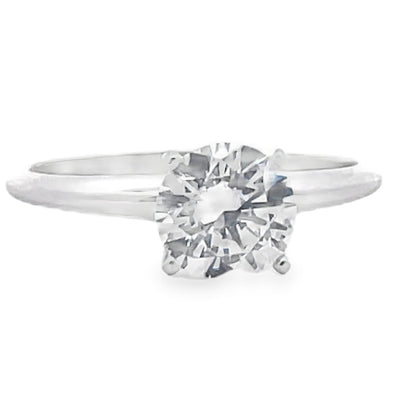 Ritani 1RZ7286C 14K White Gold Classic Solitaire Engagement Ring Setting