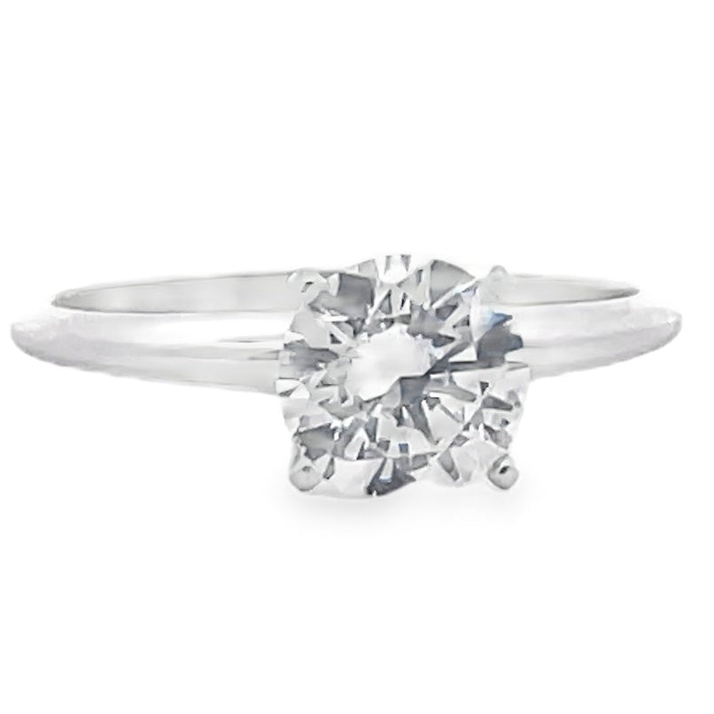 Ritani 1RZ7286C 14K White Gold Classic Solitaire Engagement Ring Setting