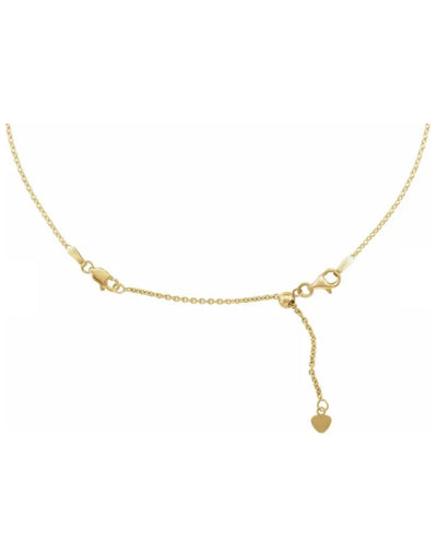 14K Yellow Gold Adjustable Chain Extender