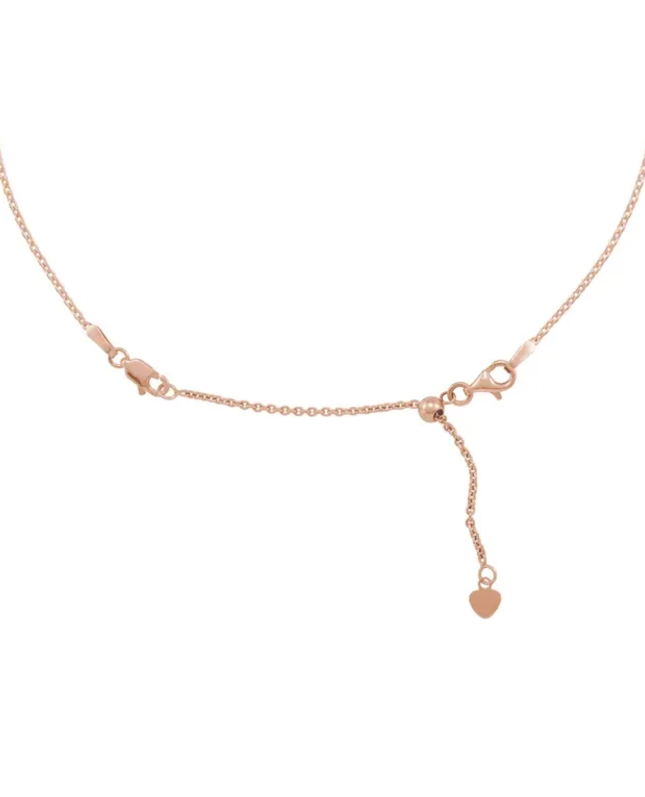 14K Rose Gold Adjustable Chain Extender