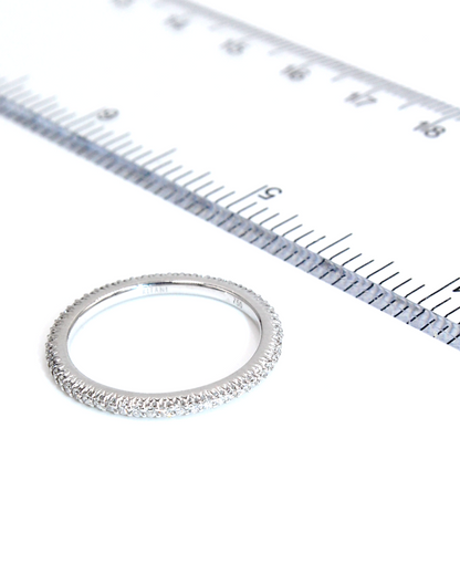 Ritani 21323 18k White Gold Diamond Eternity Band