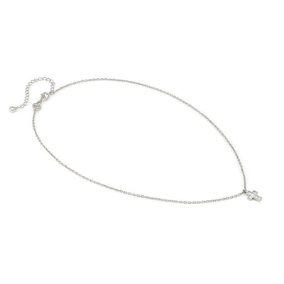 Nomination 240904/031 Carismatica Small Cross Necklace White CZ