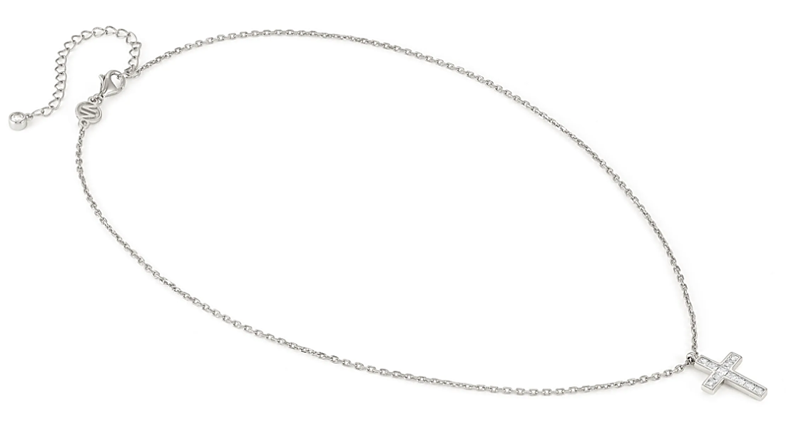 Nomination 240905/031 Carismatica Large Cross Necklace White CZ